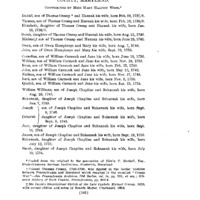 Records of All Saints Parish, Frederick County, Maryland