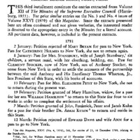 Petitions and Passes