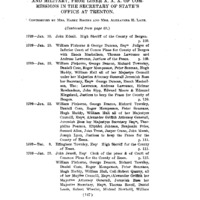 Abstracts of New Jersey Commissions, Civil and Military, from Liber A. A. A. of Commissions in the Secretary of State's Office at Trenton