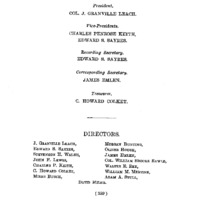 Officers of the Genealogical Society of Pennsylvania