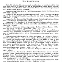 Genealogical Accessions by the Genealogical Society and the Historical Society of Pennsylvania, 1973
