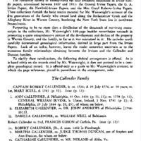 Genealogical Records of the Callender, Irvine and Duncan Families