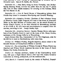 Notices from the Franklin Repository, Chambersburg, 1802-1805