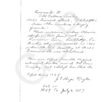 Odd Fellows Cemetery, Removals to, Interment Books, 1849-1857, Volume 1, pages 1-134