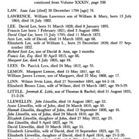 Great Valley Presbyterian Church Cemetery Chester County, Pennsylvania