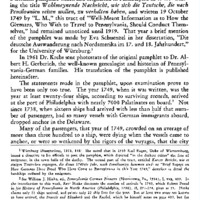 Advice to German Emigrants, 1749