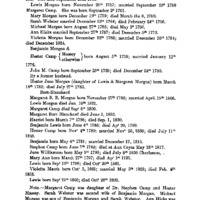 Bible Records. Morgan Bible