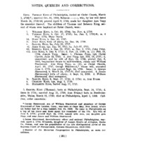 Notes, Queries and Corrections