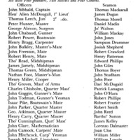 A List of the Names of the Officers, Seamen and Landsmen, 1757