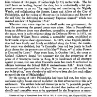 Taxables in the City of Philadelphia, 1756