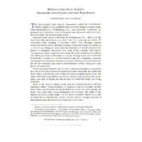 Pennsylvania State Agency Transportation Passes for CIVIL War Bodies