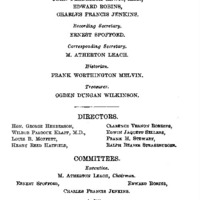 Officers of the Genealogical Society of Pennsylvania