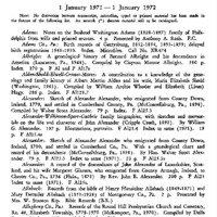 Genealogical Accessions by the Genealogical Society and the Historical Society of Pennsylvania