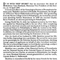 In Memoriam: Madeline Taws Howland