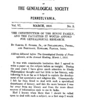 The Construction of the Hindu Family, and the Facilities It Would Afford for Genealogical Research
