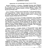 Abstracts of Wills of Westmoreland County, Registered at Greensburg, Pennsylvania