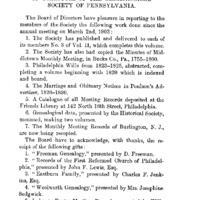 The Twelfth Annual Report of the Board of Directors of the Genealogical Society of Pennsylvania