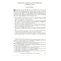 Identifying the Wife of William Dehart of Berks County