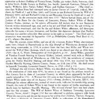 Robert White of Dublin, Ireland, and of Sadsbury Township, Lancaster County, Penna.