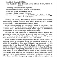 Thirty-Eighth Annual Report of the Genealogical Society of Pennsylvania.