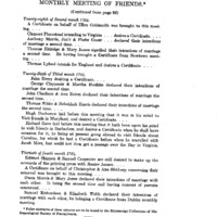 Early Minutes of Philadelphia Monthly Meeting of Friends