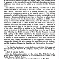 The Mullica Family of New Sweden.