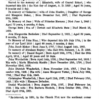 Inscriptions of Those Originally Interred in the First Lutheran Burying Ground of Carlisle, Pennsylvania, on the Northeast Corner of Hanover Street and Chestnut Avenue