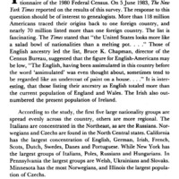 What Is The Person's Ancestry?