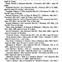 Graveyard Inscriptions of Christ Episcopal Church (Old Swedes), Upper Merion Township, Montgomery County, Pennsylvania