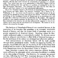 American University's Institute of Genealogical Research