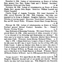 Abstract of Wills and Administrations of Northumberland County