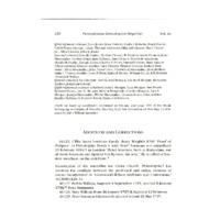 Additions and Corrections