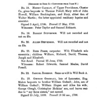 Abstract of Wills at Philadelphia