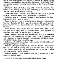 Fragments from Old Philadelphia Graveyards