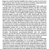 Editor's Notes, Dates and More