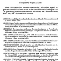 Materials Received by the Genealogical Society of Pennsylvania, 1991