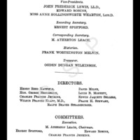 Officers of the Genealogical Society of Pennsylvania