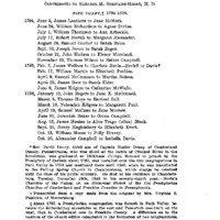 Marriages Performed by the Rev. David Denny, D. D. of Path Valley and Chambersburg, Pennsylvania, 1794-1844