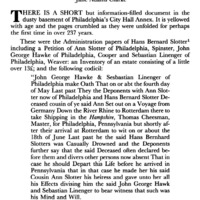 An Ancestor Lost: Clues Hidden in Administration Papers