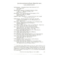 Zantzinger-Barton Family Bible Records, Lancaster County