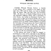Memoirs of Henry Pemberton, Jr., and William McKinley Mervine