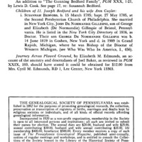 Additions and Corrections