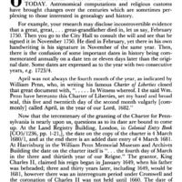 The Evolution of the Calendar