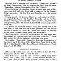 Fragments from Old Philadelphia Graveyards