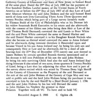 Mortgage of Genealogical Interest