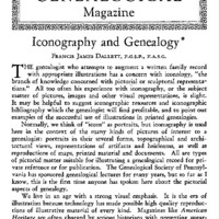 Iconography and Genealogy