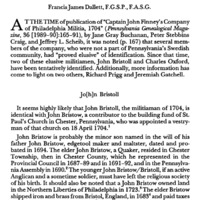 Captain Finney's Militia Company: Additional Notes