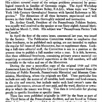 Review of the Year's Activities