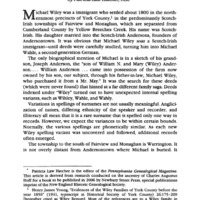 Land Record Magic, Scotch-Irish to German: The Wiley/Waly Family of York and Cumberland Counties