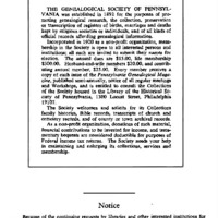 The Genealogical Society of Pennsylvania